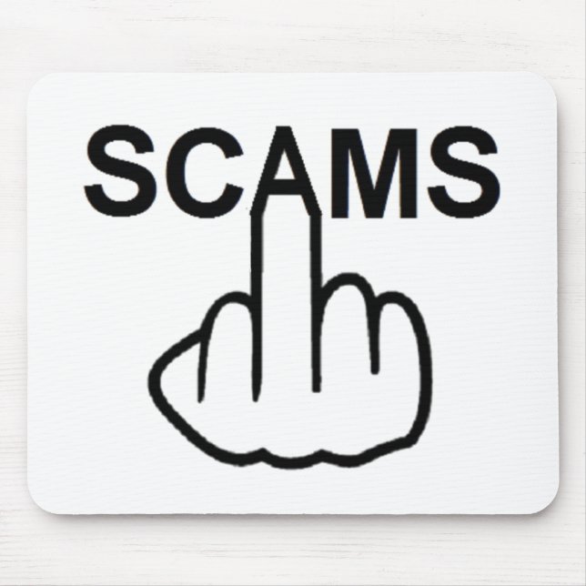 Mousepad Scams Flip (Front)