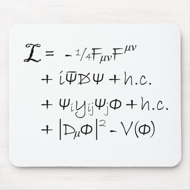 Mousepad - The Standard Model (Front)