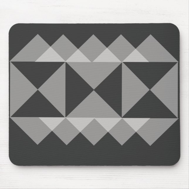 Mousepad - Triangle Pattern in Your Color (Front)