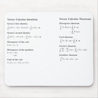 Mousepad: vector calculus mouse pad