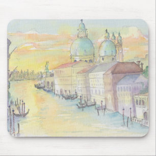 Mousepad Watercolor Sketch "Venice Italy"