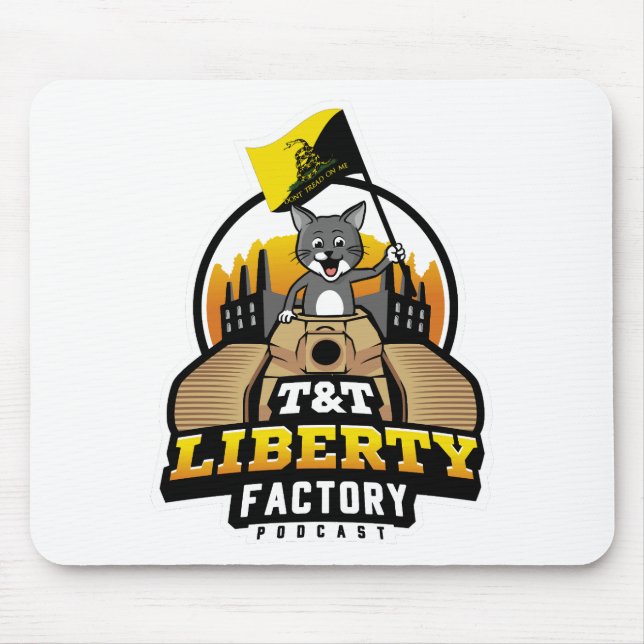 Mousepad (White) by T&T Liberty Factory  (Front)
