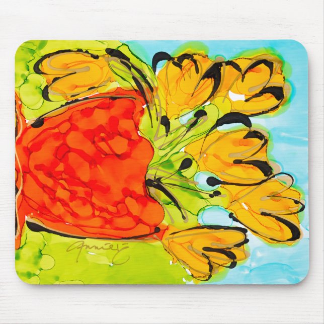 Mousepad Wisdom Within You Lovitude by Anne Pryor (Front)