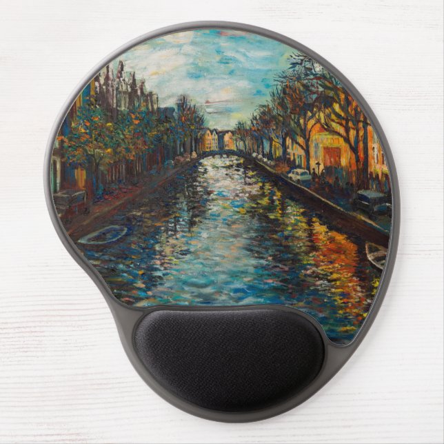 Mousepad with Amsterdam`s view (Front)