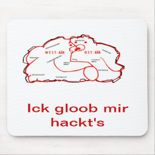 Mousepad with Berlin motif