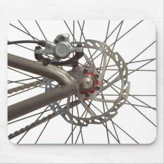 Mousepad with Bike Wheel Hub