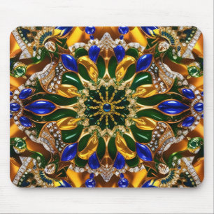 Mousepad with Brazil Colors Design