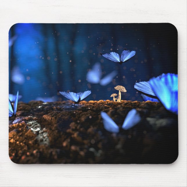 Mousepad with butterfly (Front)