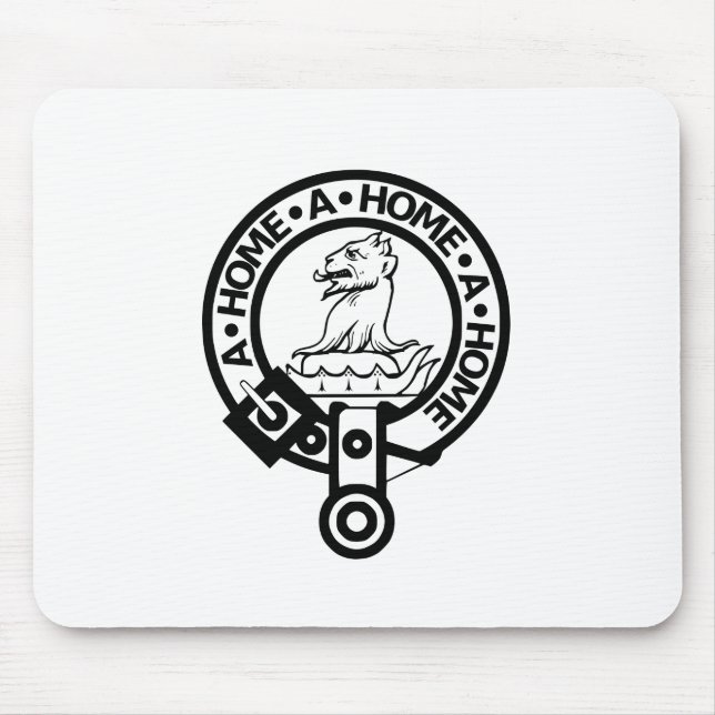 Mousepad with Clan Home Crest (Front)