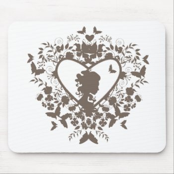 Mousepad With Decorative Heart Pattern by Taniastore at Zazzle