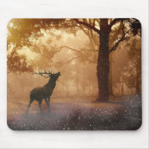 Mousepad with Deer / Mousepad Hirsch