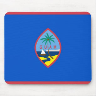Mousepad with Flag Guam - USA