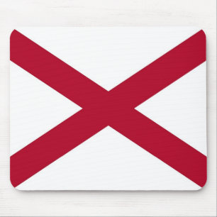 Mousepad with Flag of Alabama State - USA