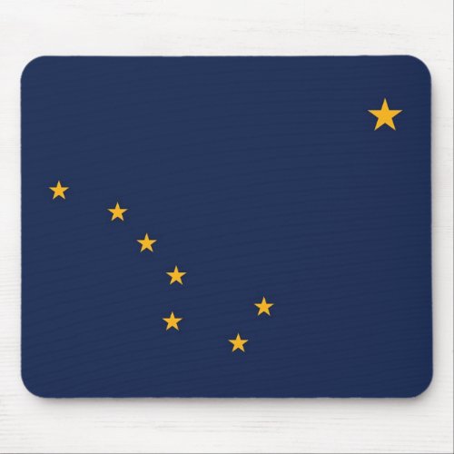 Mousepad with Flag of Alaska State _ USA