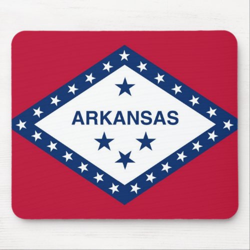 Mousepad with Flag of Arkansas State _ USA