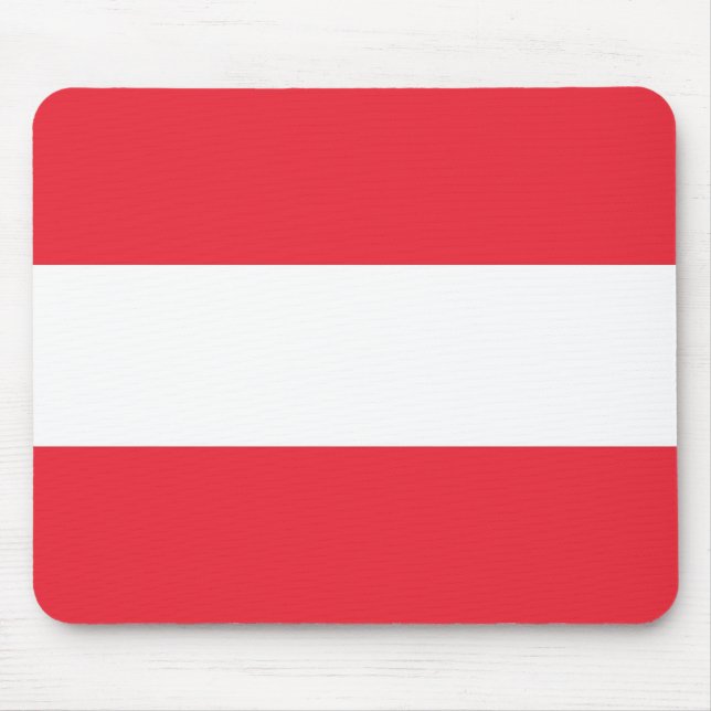 Mousepad with Flag of Austria (Front)