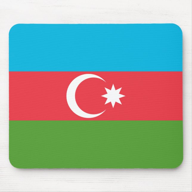 Mousepad with Flag of Azerbaijan (Front)