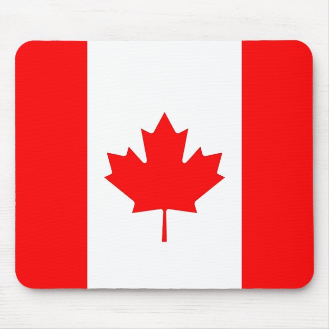 Mousepad with Flag of Canada (Front)