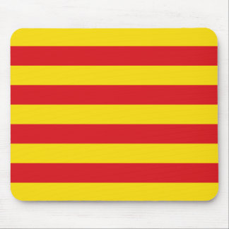Mousepad with Flag of Catalonia