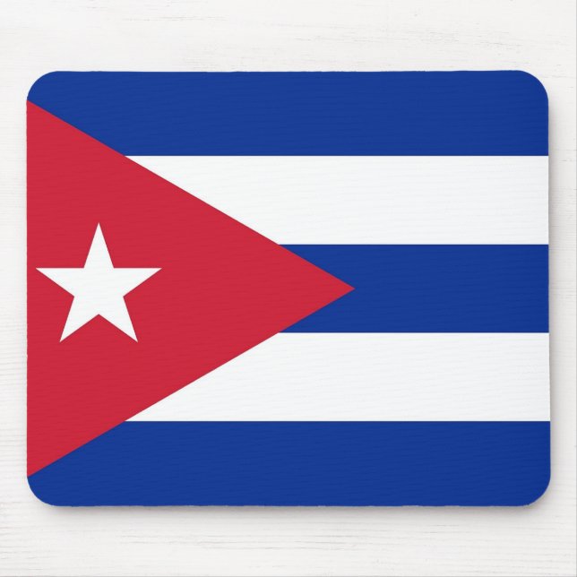 Mousepad with Flag of Cuba (Front)