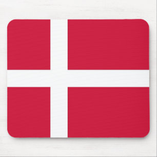 Mousepad with Flag of Denmark