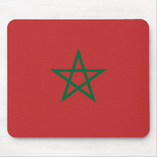 Mousepad with Flag of Morocco