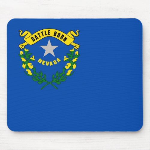 Mousepad with Flag of Nevada State _ USA