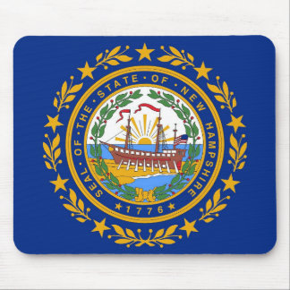 Mousepad with Flag of New Hampshire State - USA