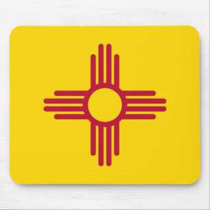 Mousepad with Flag of New Mexico State - USA