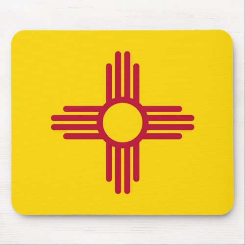 Mousepad with Flag of New Mexico State _ USA