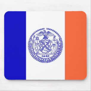 Mousepad with Flag of New York City - USA