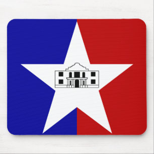 Mousepad with Flag of San Antonio, USA