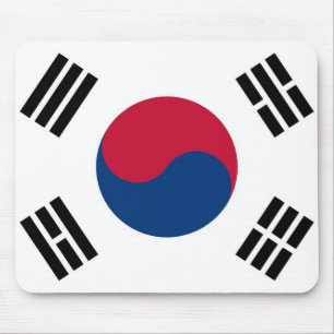 Mousepad with Flag of South Korea