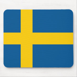 Mousepad with Flag of Sweden