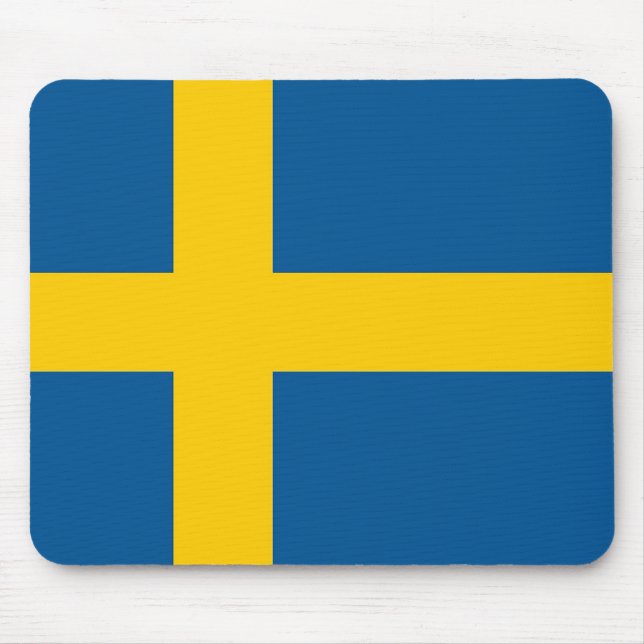 Mousepad with Flag of Sweden (Front)