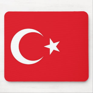 Mousepad with Flag of Turkey