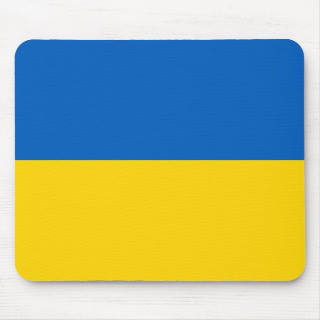 Mousepad with Flag of Ukraine (Front)