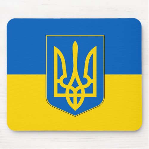 Mousepad with Flag of Ukraine