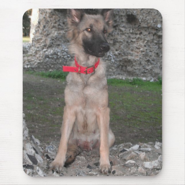 Mousepad With German Shepherd (Front)