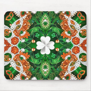 Mousepad with Ireland Colors Design