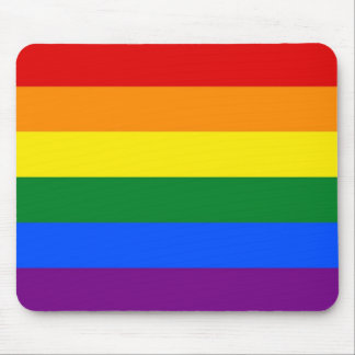 Mousepad with LGBT Rainbow Flag