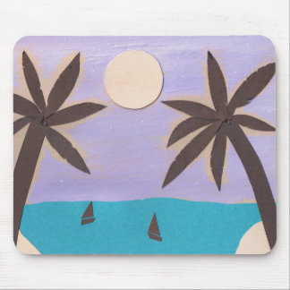 Mousepad with Palms and a Turquoise Sea