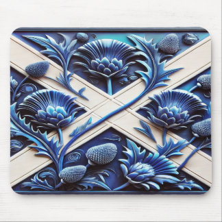 Mousepad with Scottish Thistles Design