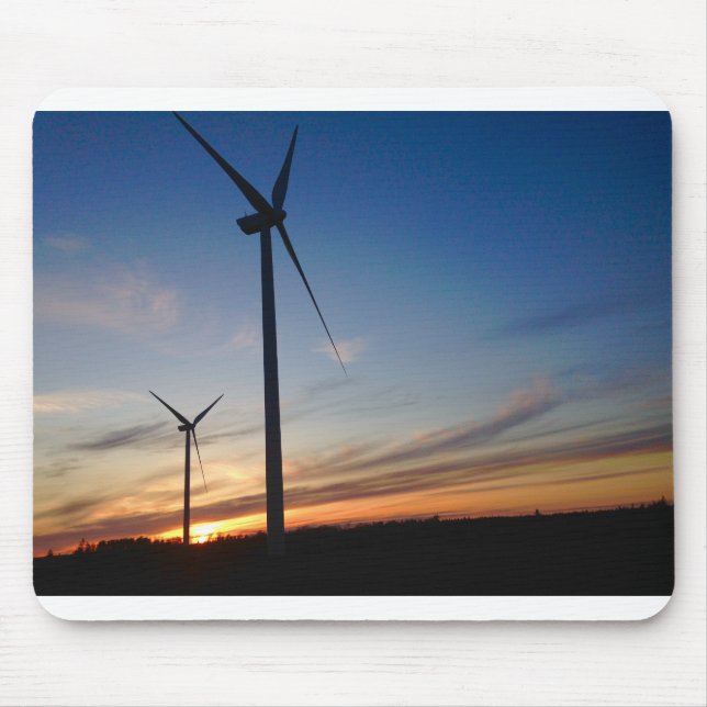 Mousepad with wind power turbines 2023 (Front)