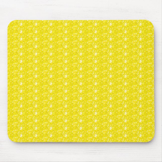 Mousepad Yellow Glitter (Front)