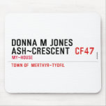 Donna M Jones Ash~Crescent   Mousepads