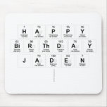Happy
 Birthday
 Jaden
   Mousepads