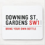 Downing St,  Gardens  Mousepads