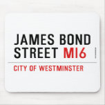 JAMES BOND STREET  Mousepads
