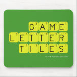 Game Letter Tiles  Mousepads